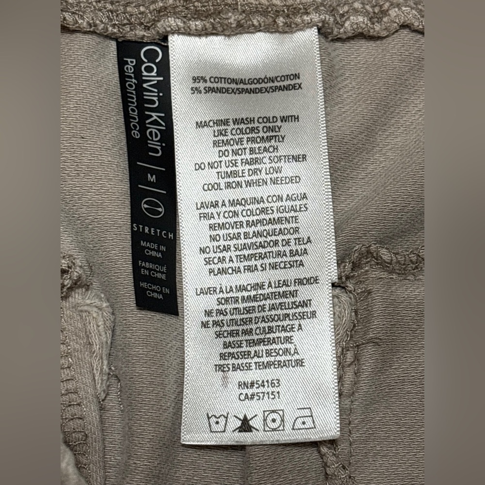 Calvin Klein Women's Taupe Drawstring Joggers - Picture 3 of 6